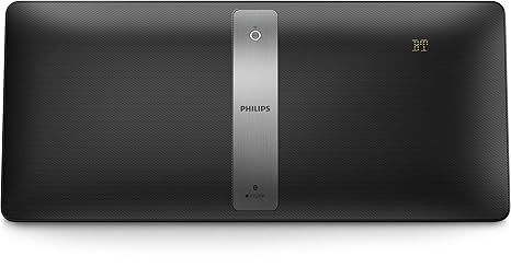 Philips BM50B Multiroom Flat-Musikanlage (izzy System, CD, Bluetooth, Multipair, Wandmontage) schwarz