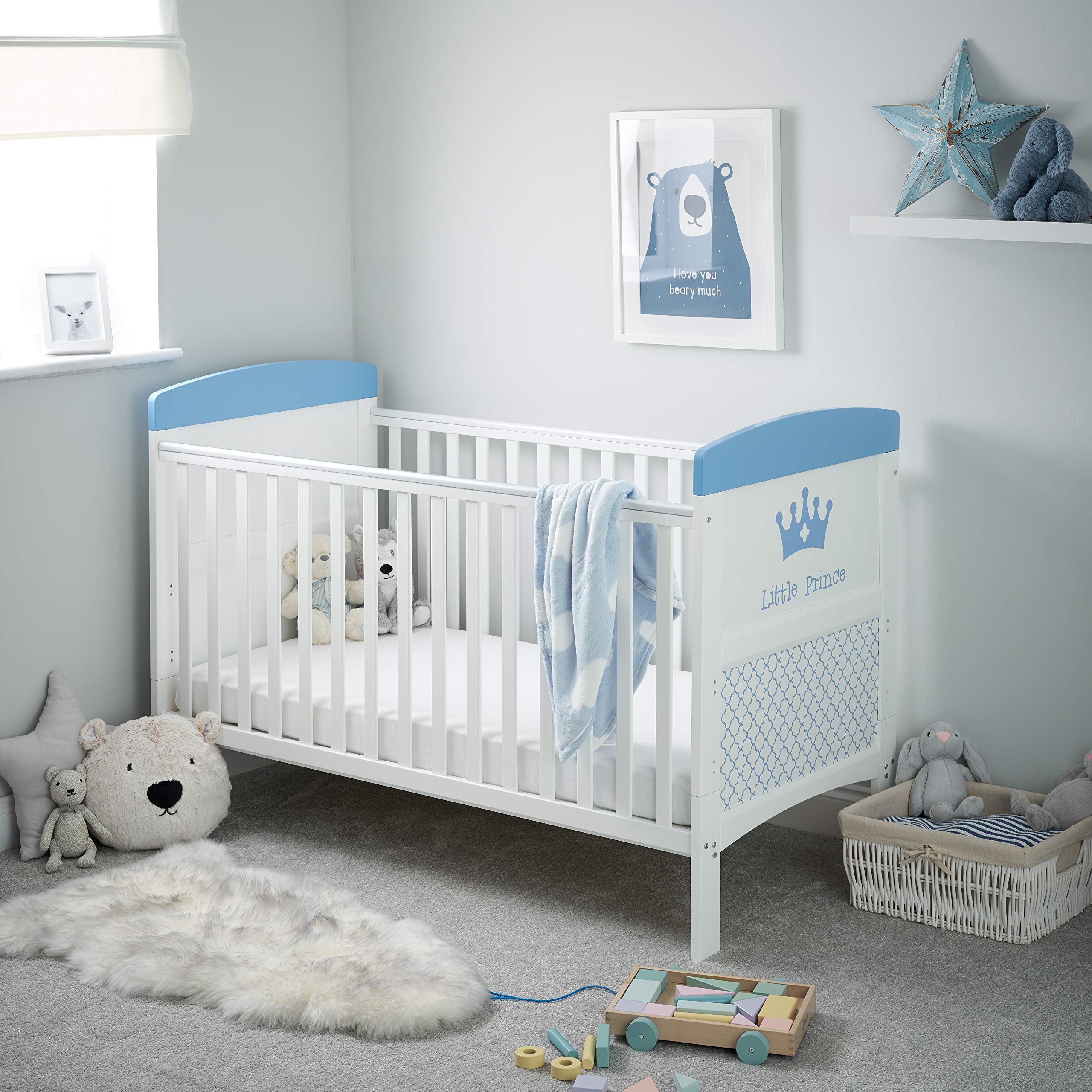 Obaby Grace Inspire Cot Bed, Little Prince