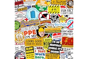MELGORANMI 200 PCS Hard Hat Stickers (Dirty) for Tool Box, Helmet, Funny Stickers for Adults, Prank Meme Vinyl and Waterproof Decals for Mechanics, Electricians, Union, Oilfield, Military, Construction, Welders