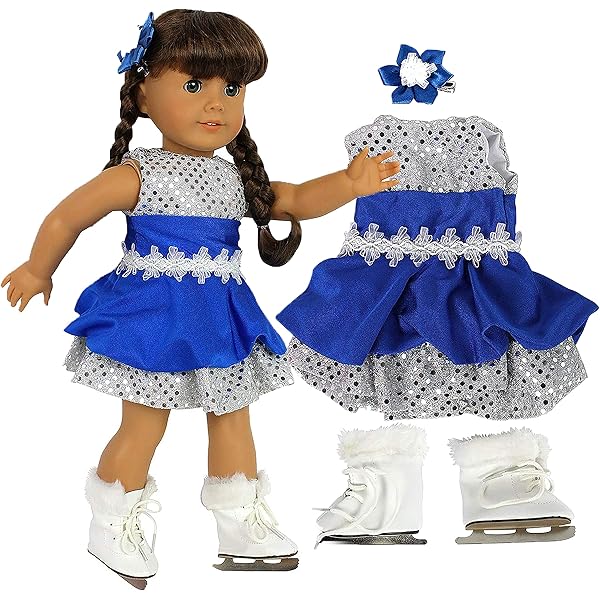 american girl blue ice skating outfit