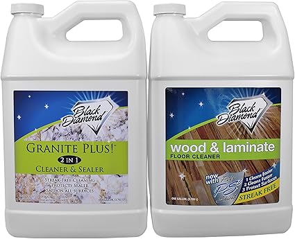Granite Plus 2 In 1 Cleaner Sealer For Granite Marble Travertine Limestone 1 Gallon Wood Laminate Floor Cleaner For Hardwood Real