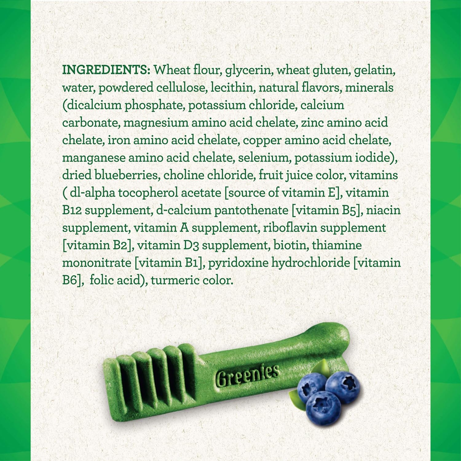 GREENIES ScaryBerry and Blueberry Natural Dental Dog Treats, 6oz & 12oz Packs : Pet Supplies