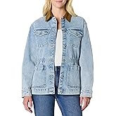 Amazon Essentials Women's Regular-Fit Low Stretch Denim Cinched Waist Barn Jacket