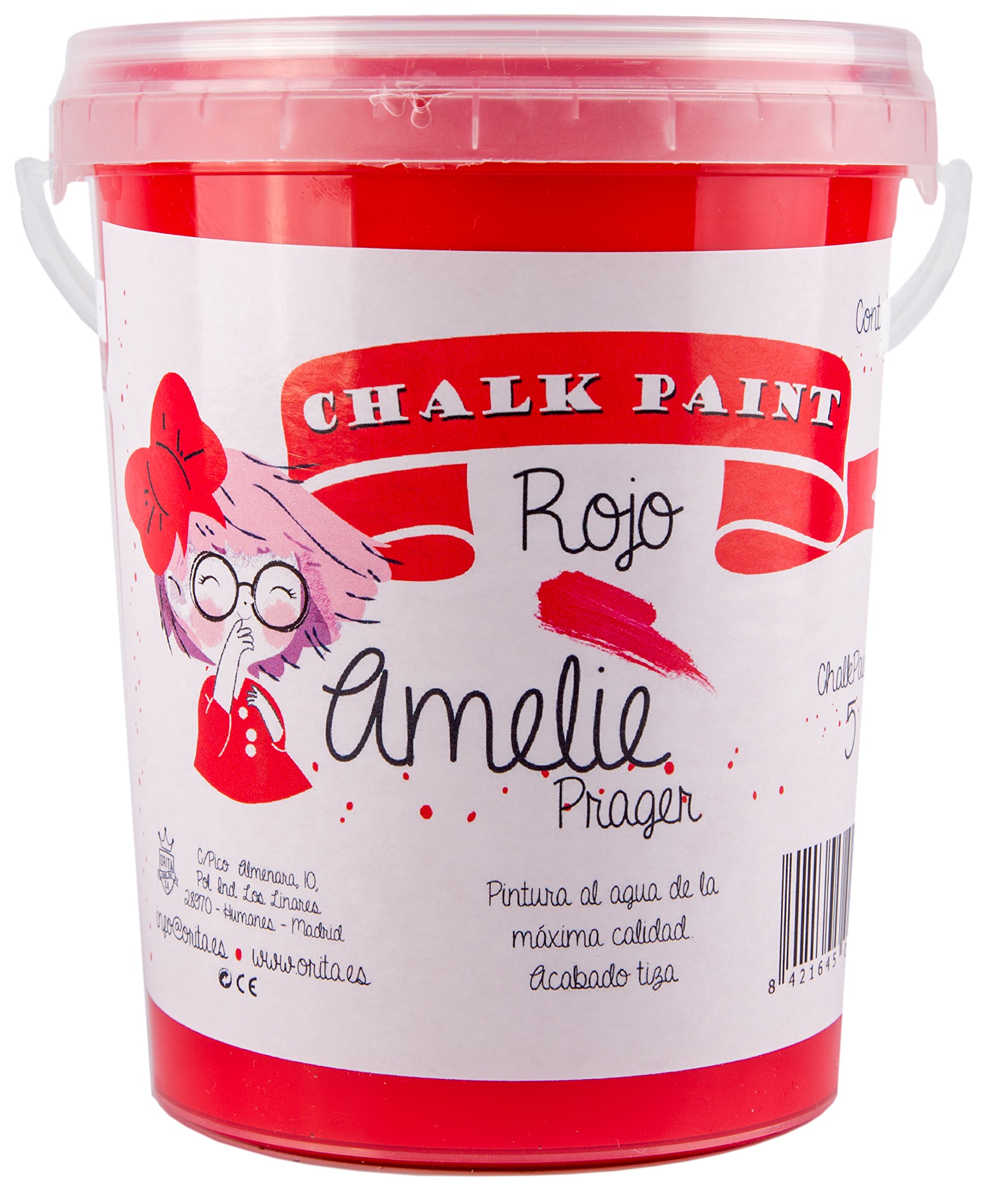 Amelie Prager 1000 – 51 Paint to The Chalk, Red, 1 L