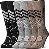 Odtmger Merino Wool Ski Socks,Cold Weather for Ski, Snow, Sonwboarding, Winter, Warm Over-The-Calf Socks, Winter activities.
