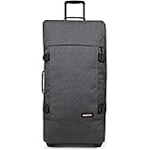 Eastpak Tranverz L – 121L Large Wheeled Luggage with Dual Compartments, TSA Lock, Compression Straps & Smooth-Wheeling System, Black Denim