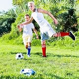 Zuimei 4 Pairs Kids Football Socks Breathable Sport Cotton 70% view 6