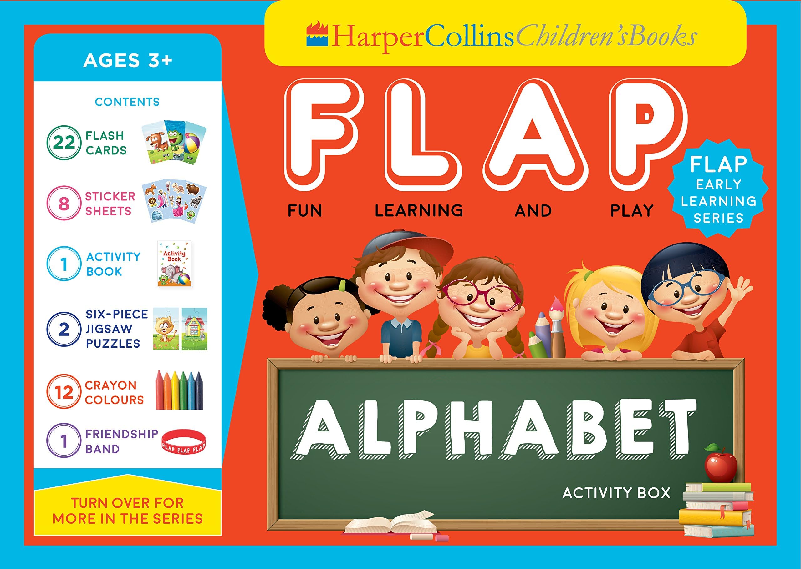 FLAP Alphabet Activity Box, Red