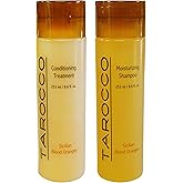 Baronessa Cali Tarocco Hair Care Set: Sicilian Blood Oranges Shampoo and Conditioner - Clean, Shiny, Manageable Hair - 8.6 Ounce