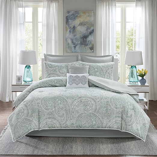 Amazon Com Comfort Spaces Kashmir 8 Piece Comforter Set