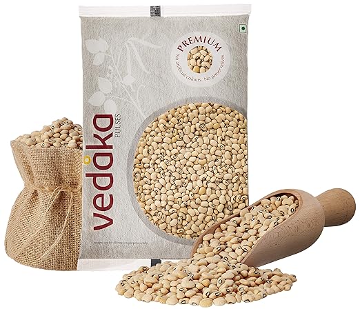 Amazon Brand - Vedaka Premium White Lobia, 1kg