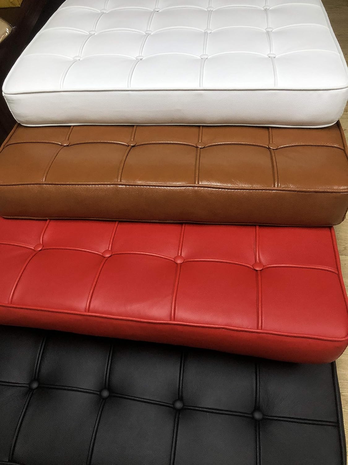 chase lounges indoors on Patio Furniture Accessories Chaise Lounge Indoor Outdoor Armchair W Ottoman Mid Century Barcelona Chair Genuine Leather Chair Recliner Cushion Modern For Bedroom Patio Living Room Black Patio Seating