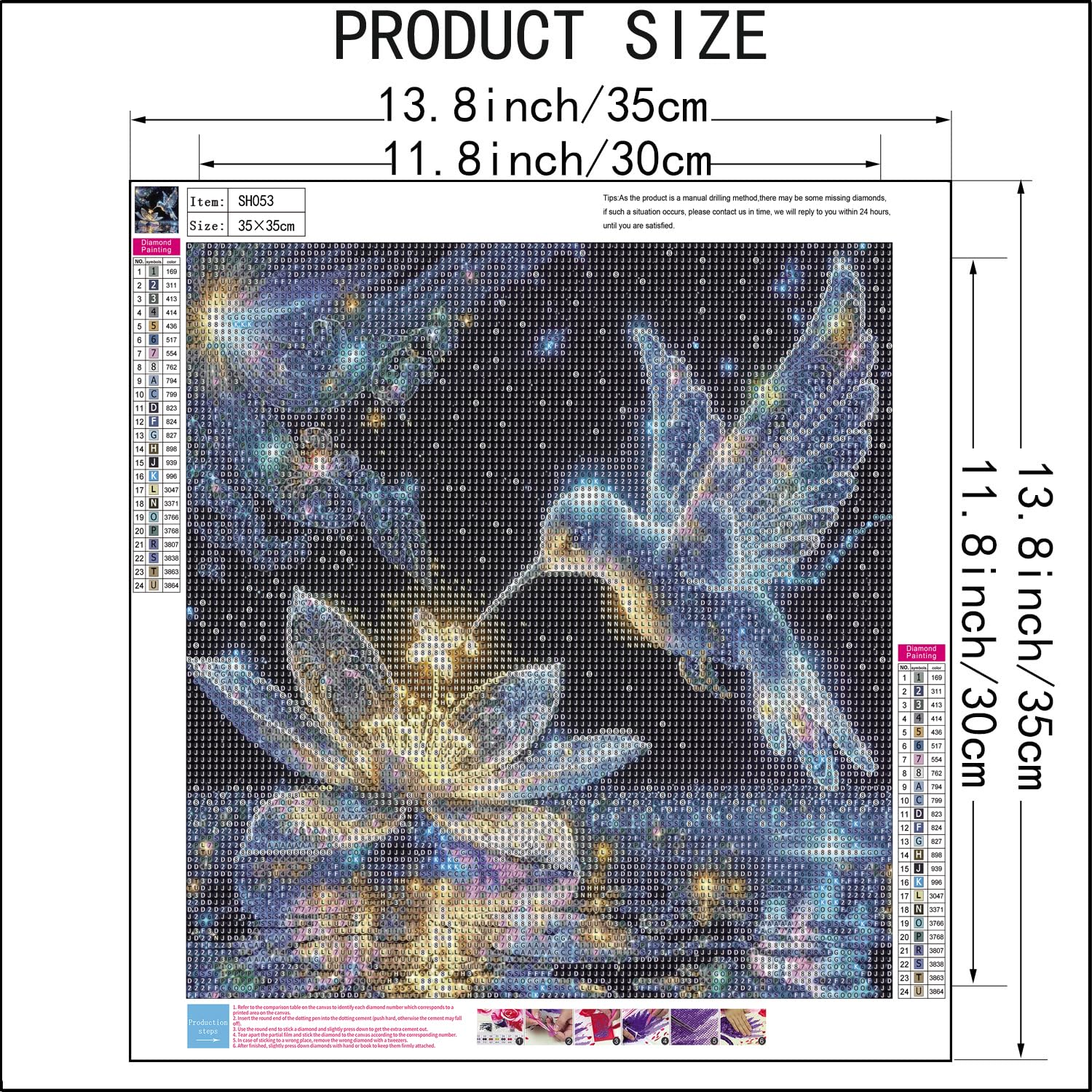 SHICERNHJ Hummingbird Diamond Art Kits for Adults,DIY Bird Diamond Painting Kits Round Diamond Dots for Adults,5D Full Drill Painting Kit Art and Crafts for Adult Home Wall Decor 14 X 14inch
