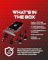VisionTek Radeon HD 7750 2GB GDDR5 – 4K
