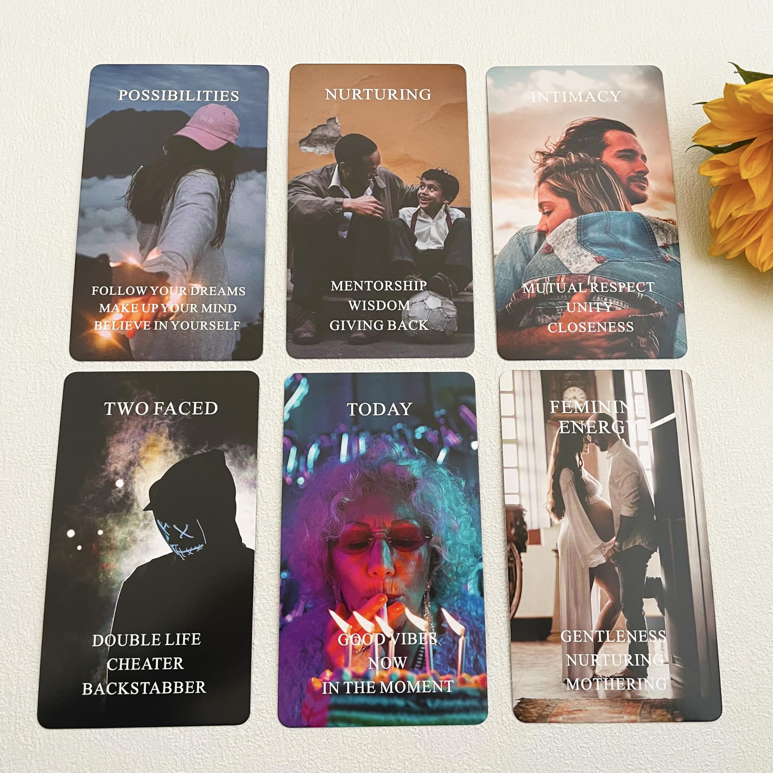 What's The Vibe Oracle Cards Deck, Oracle Cards for Beginners, Oracle Deck Used for Career and Life Relationships, Twin Flame, Soulmate, Karmic Connection
