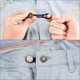 LJHOME 6 Pcs Button Extender for Trousers Elastic Waistband Set view 6