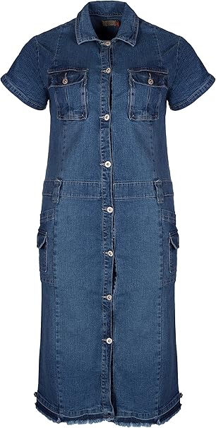 size 16 denim dress