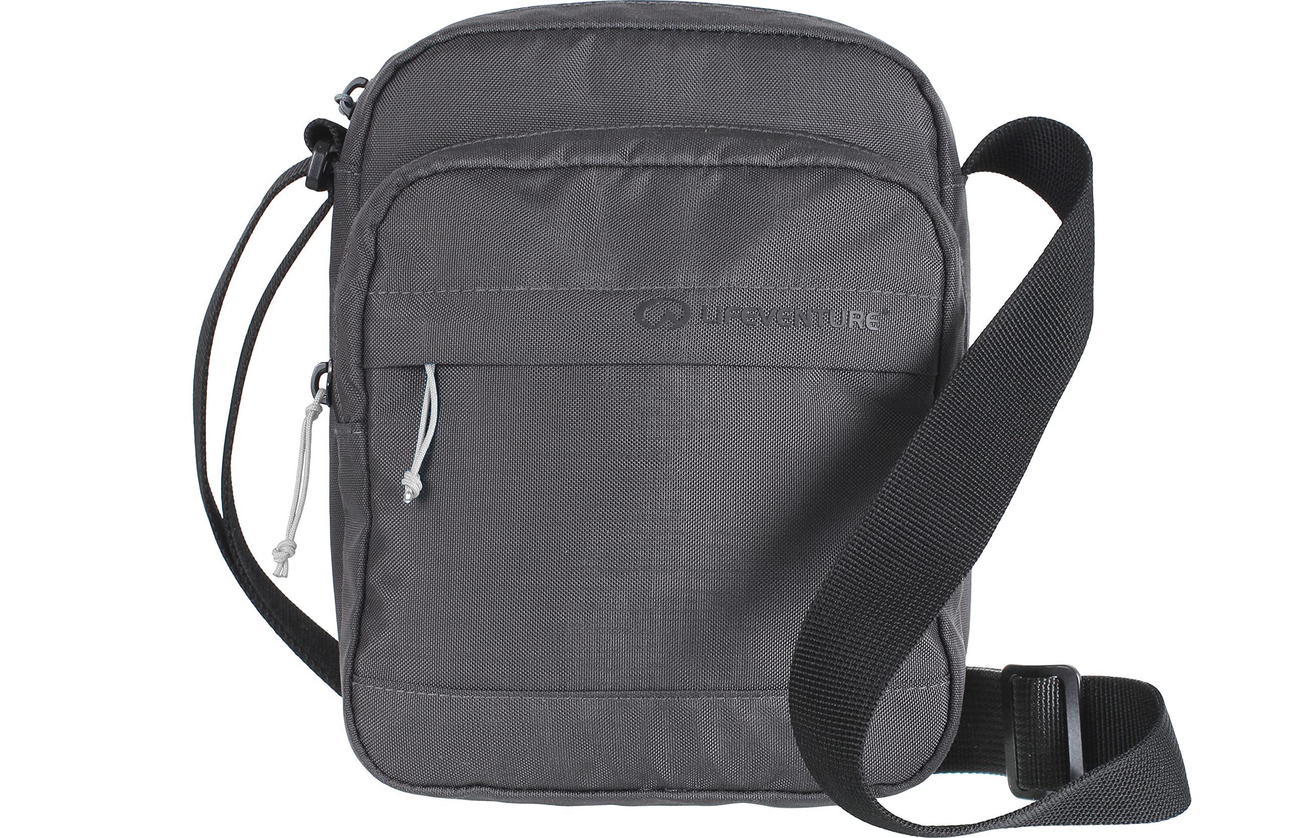 Lifeventure,One Size,68801 RFiD Protected Shoulder Bag, made from eco-friendly recycled material, Grey