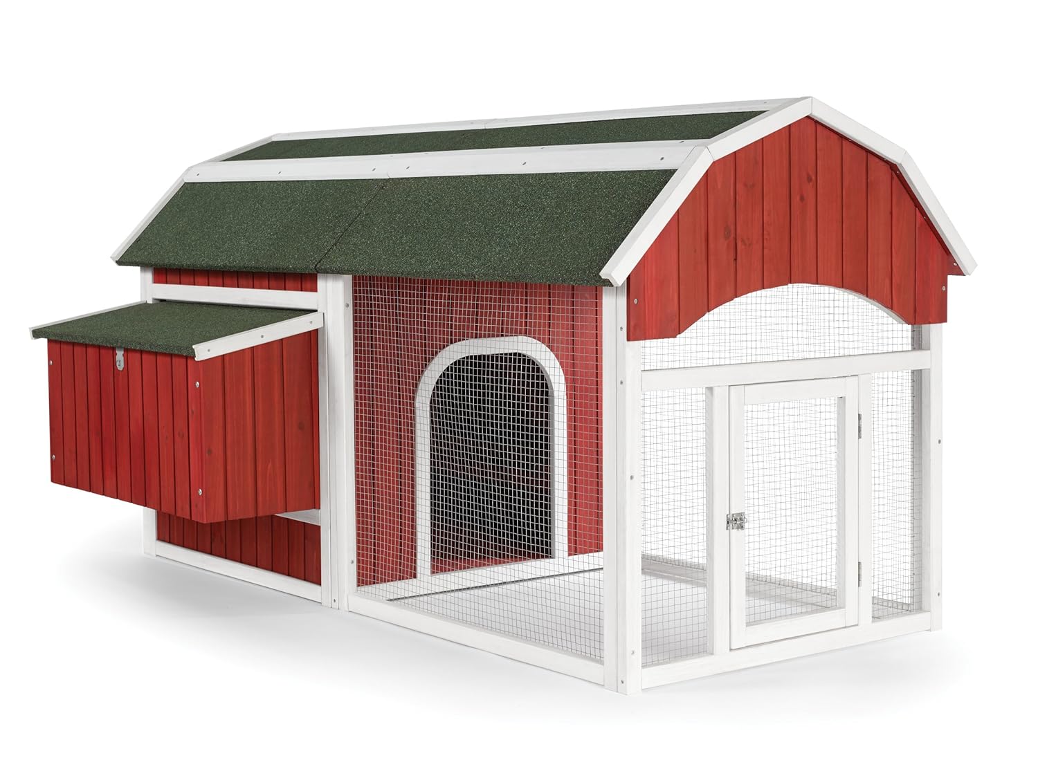 Amazoncom Prevue 465 Barn Chicken Coop Red Garden Outdoor