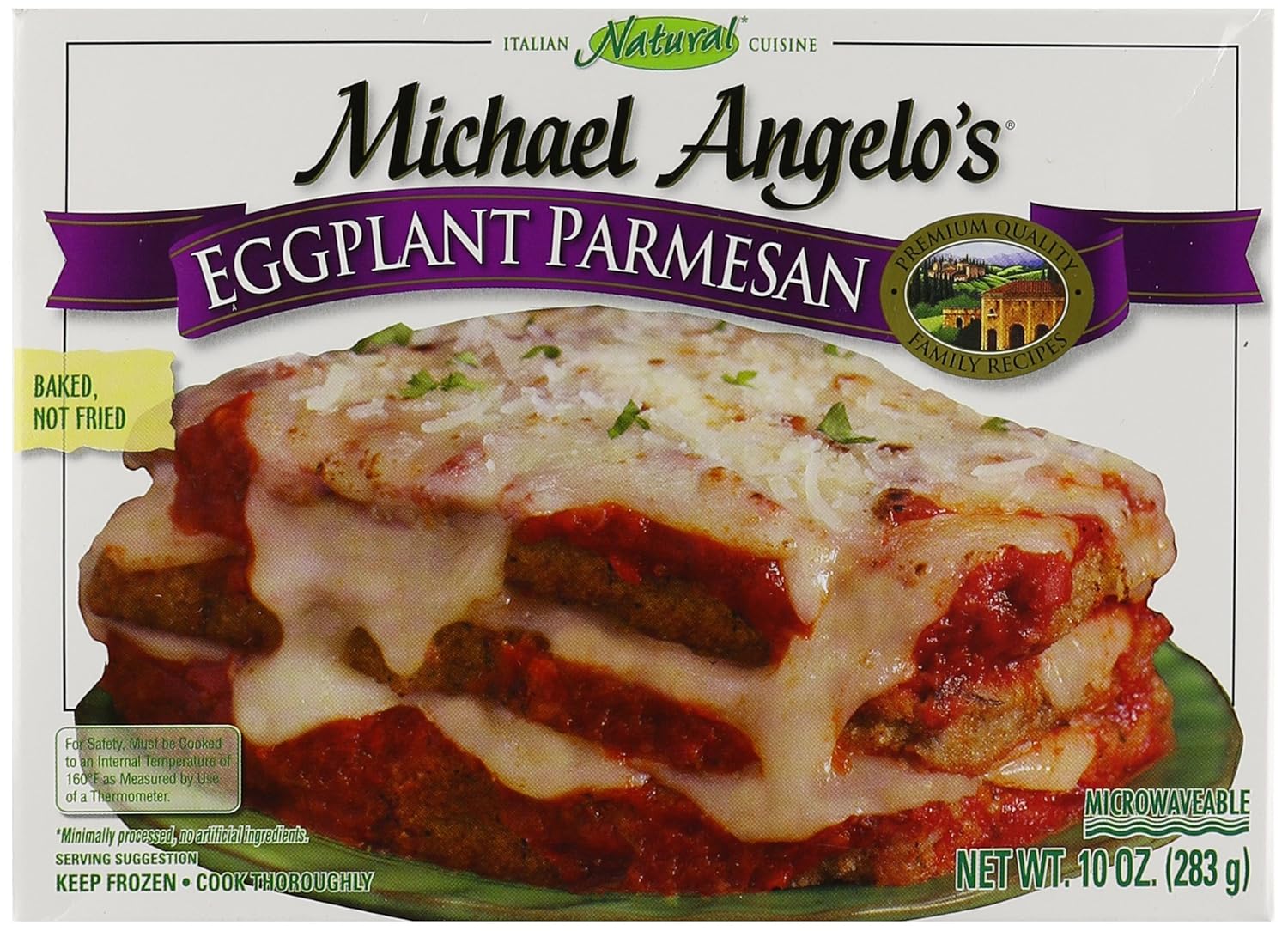 Michael Angelo's Eggplant Parmesan, 10 oz (Frozen) Grocery