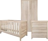 Tutti Bambini Modena 3-Piece Nursery Set Cot Bed Changing Table Wardrobe view 2