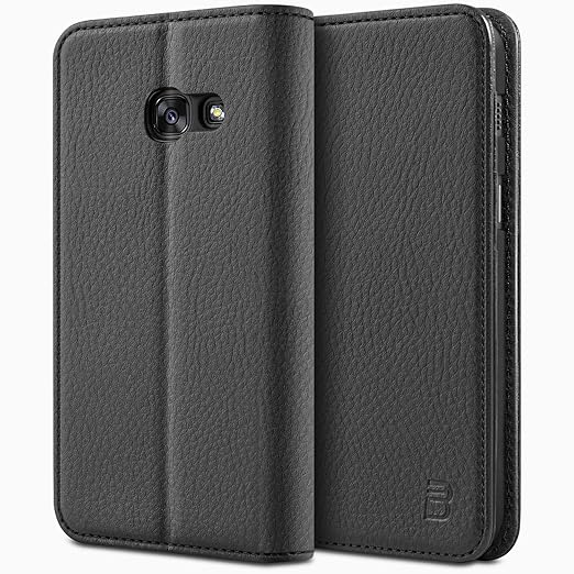 BEZ Hülle für Samsung A3 2017 Hülle, Handyhülle Kompatibel für Samsung Galaxy A3 2017, Schutzhülle Tasche aus PU Leder Case m