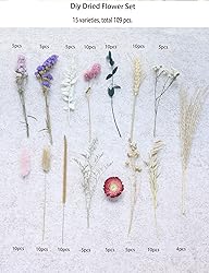 DIY Dried Flower Set, Bulk Dried Flowers,Handmade