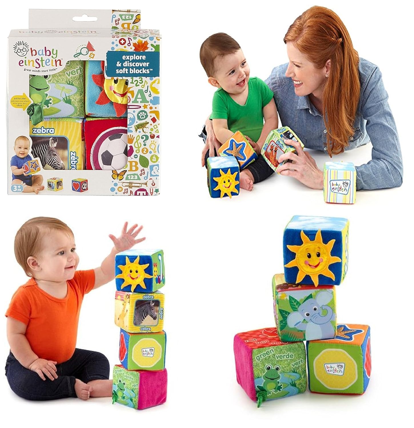 baby einstein explore and discover soft block toys