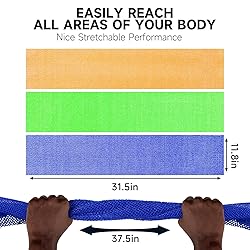 Metene 3 Pieces African Exfoliating Net, Colorful