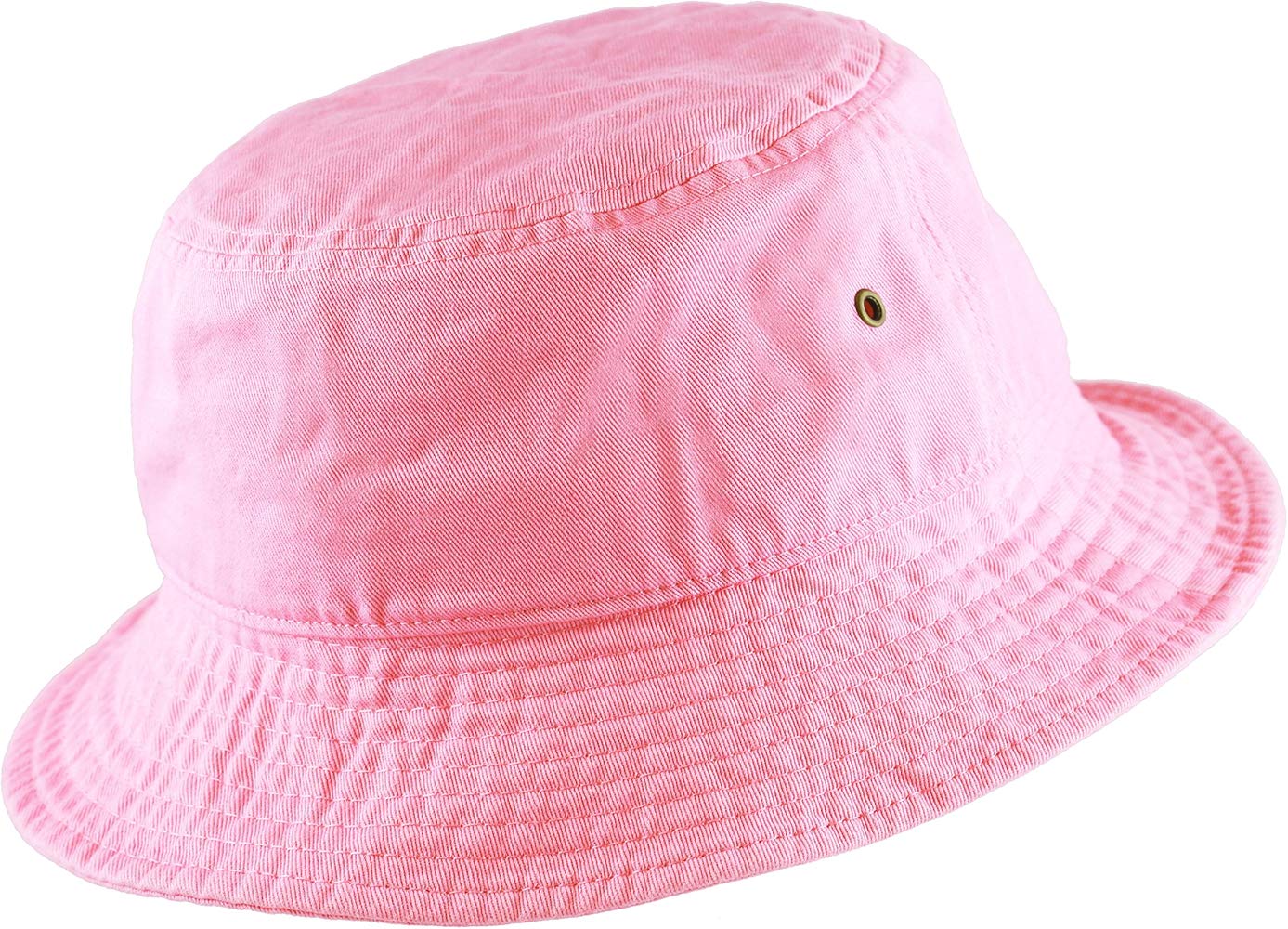 The Hat Depot Youth Kids Washed Cotton Packable Bucket Travel Hat Cap