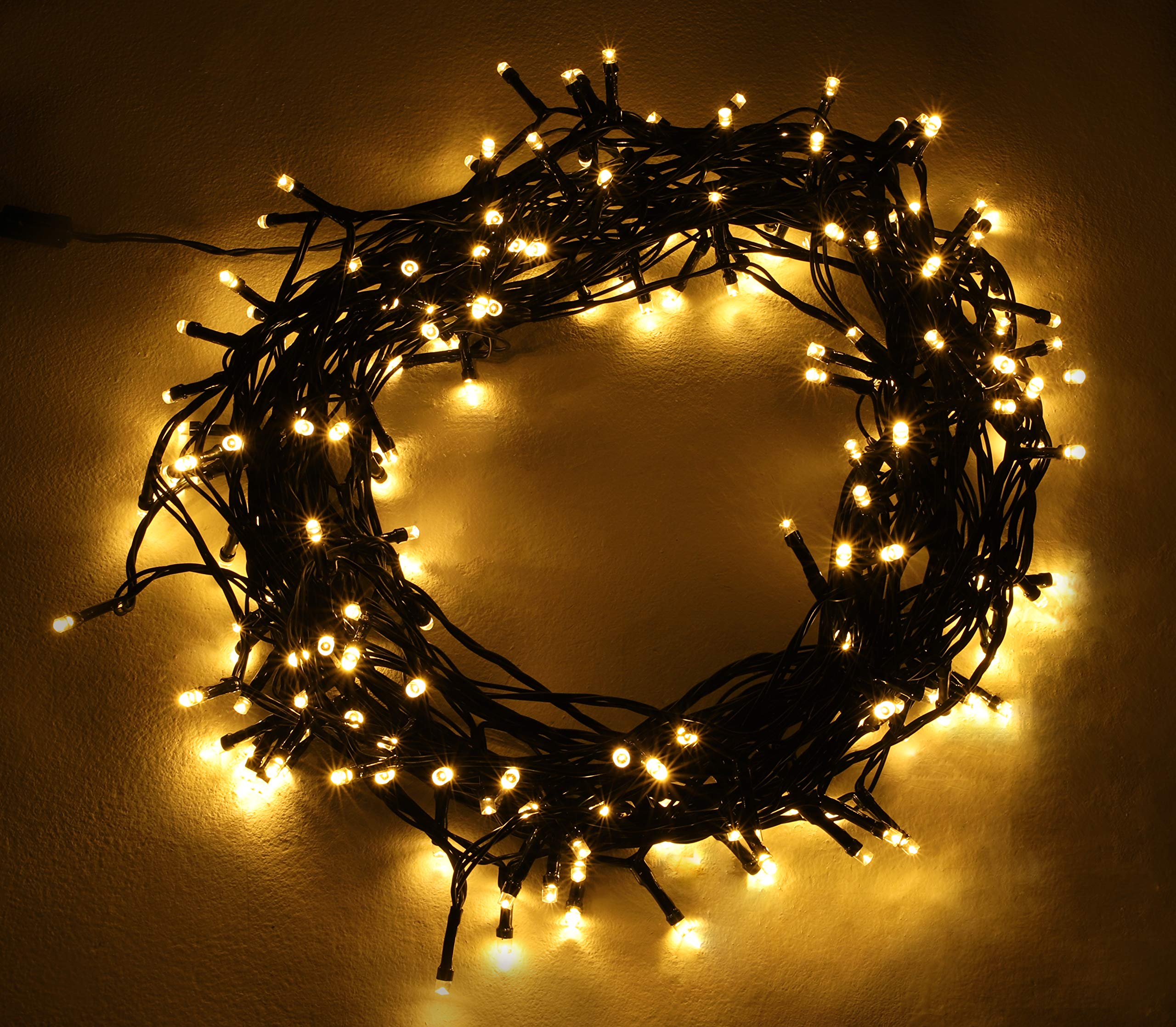 Christmas Concepts® 200 Warm White Super Bright LED Multi Function String Lights - Indoor/Outdoor Lights