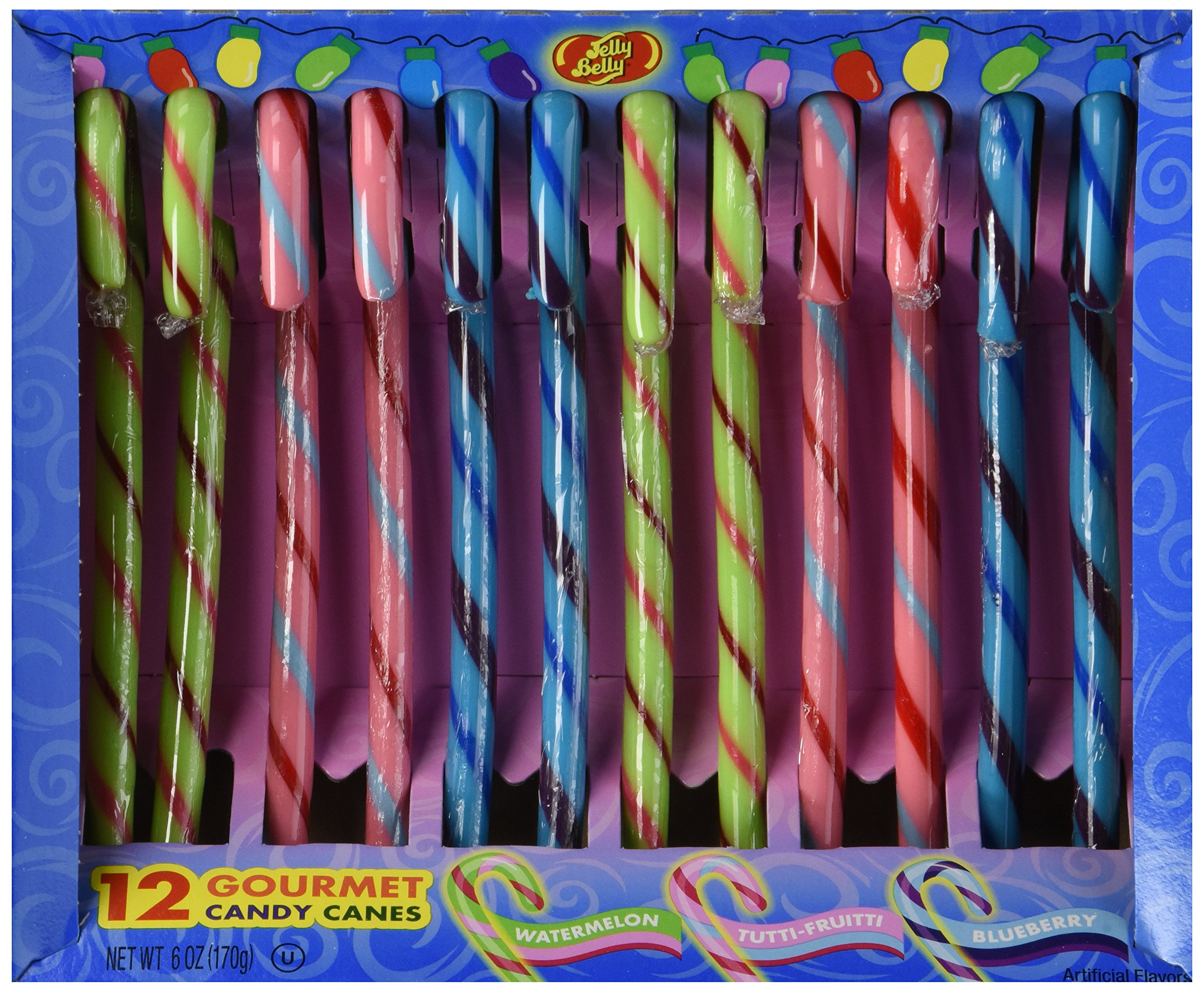 Jelly Belly Candy Canes 12count Boxes (2 Pack) Free Shipping