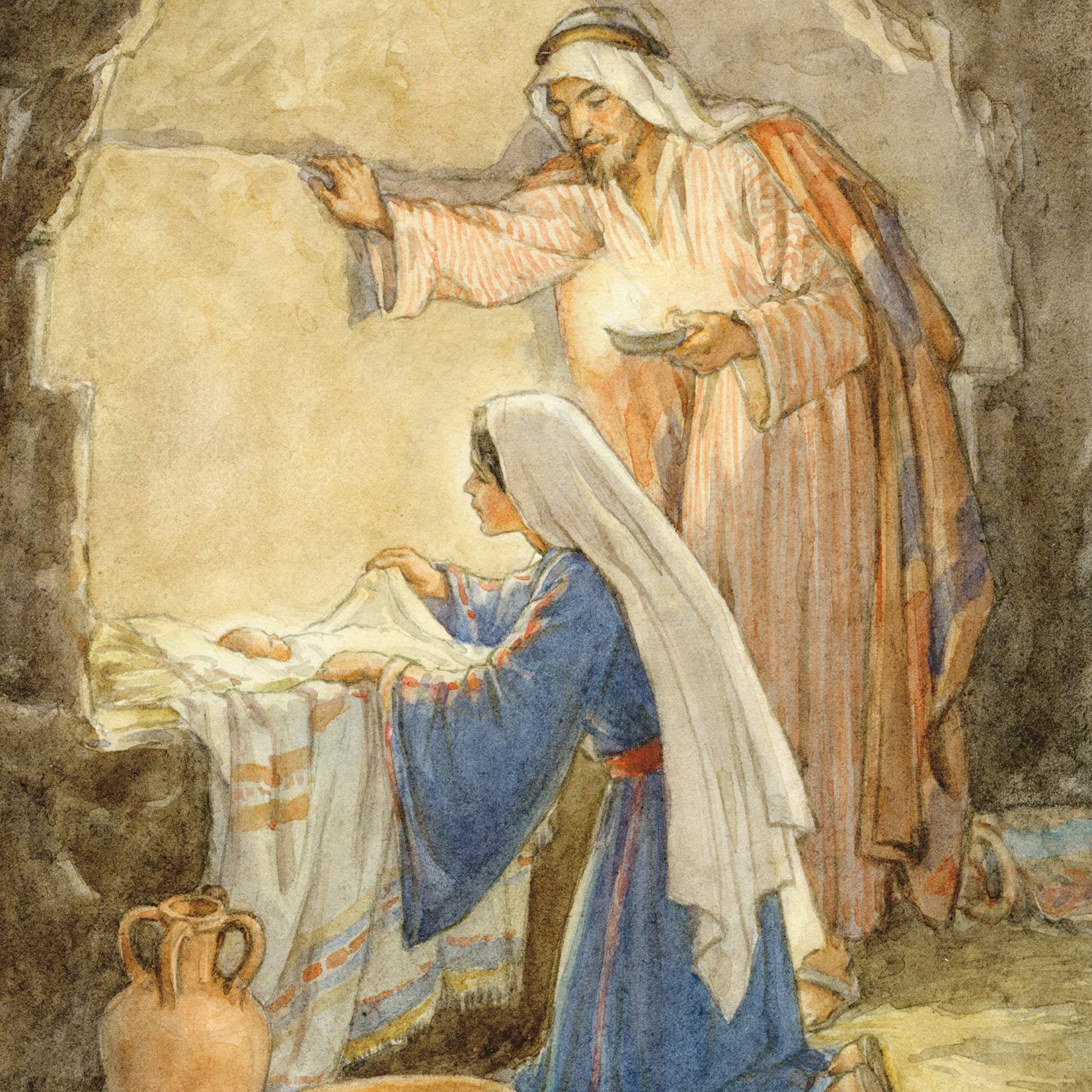 Pack of 6 Charity Christmas Cards (MED-CHMT0085) - The Holy Family - 6 Cards of 1 Design From Medici