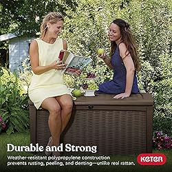 Keter Borneo 110 Gallon Resin Deck Box