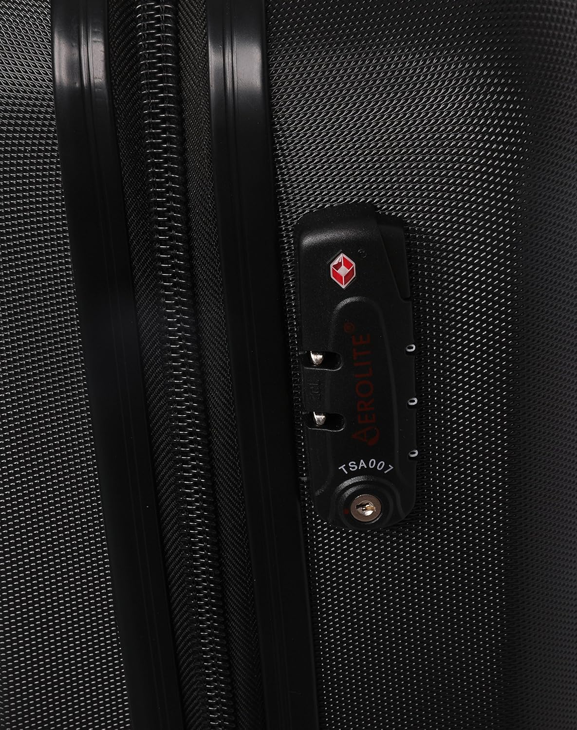 Reisegepäck 3 teiliges Kofferset Schwarz Aerolite ABS Hartschale 4