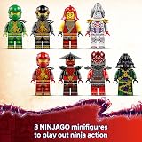 LEGO NINJAGO Arc Dragon of Focus 71836 with 8 Minifigures Spinjitzu Spinner view 5
