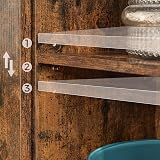 VASAGLE Storage Cabinet Sideboard with Sliding Barn Door LSC089B01 view 3