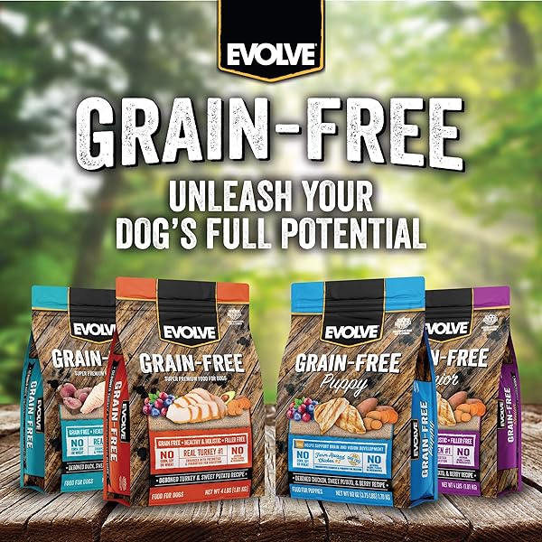 EVOLVE GRAIN FREE DEBONED SALMON & SWEET POTATO RECIPE DOG FOOD, 3.5 LB.