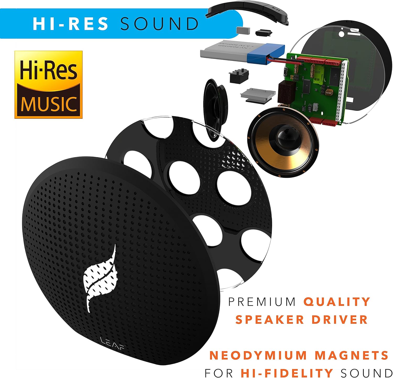 leaf bluetooth speaker