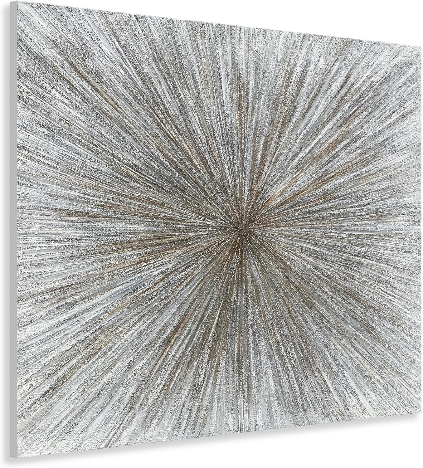 Paintings - Yihui Arts Abstract Sunshine Wall Art - Hand-Painted Square Painting for Office, Hallway, Fireplace Decor with Stunning Artwork and Pictures