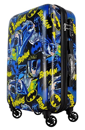 GAMME Warner Polycarbonate Batman Comic 20 Inchs Kid Luggage Trolley Bag (Multicoulor)