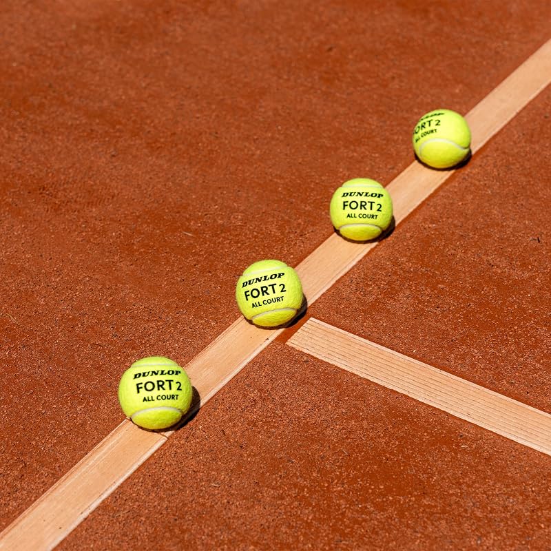 Dunlop Palline da tennis Fort All Court TS, 8 palline (2 x 4)