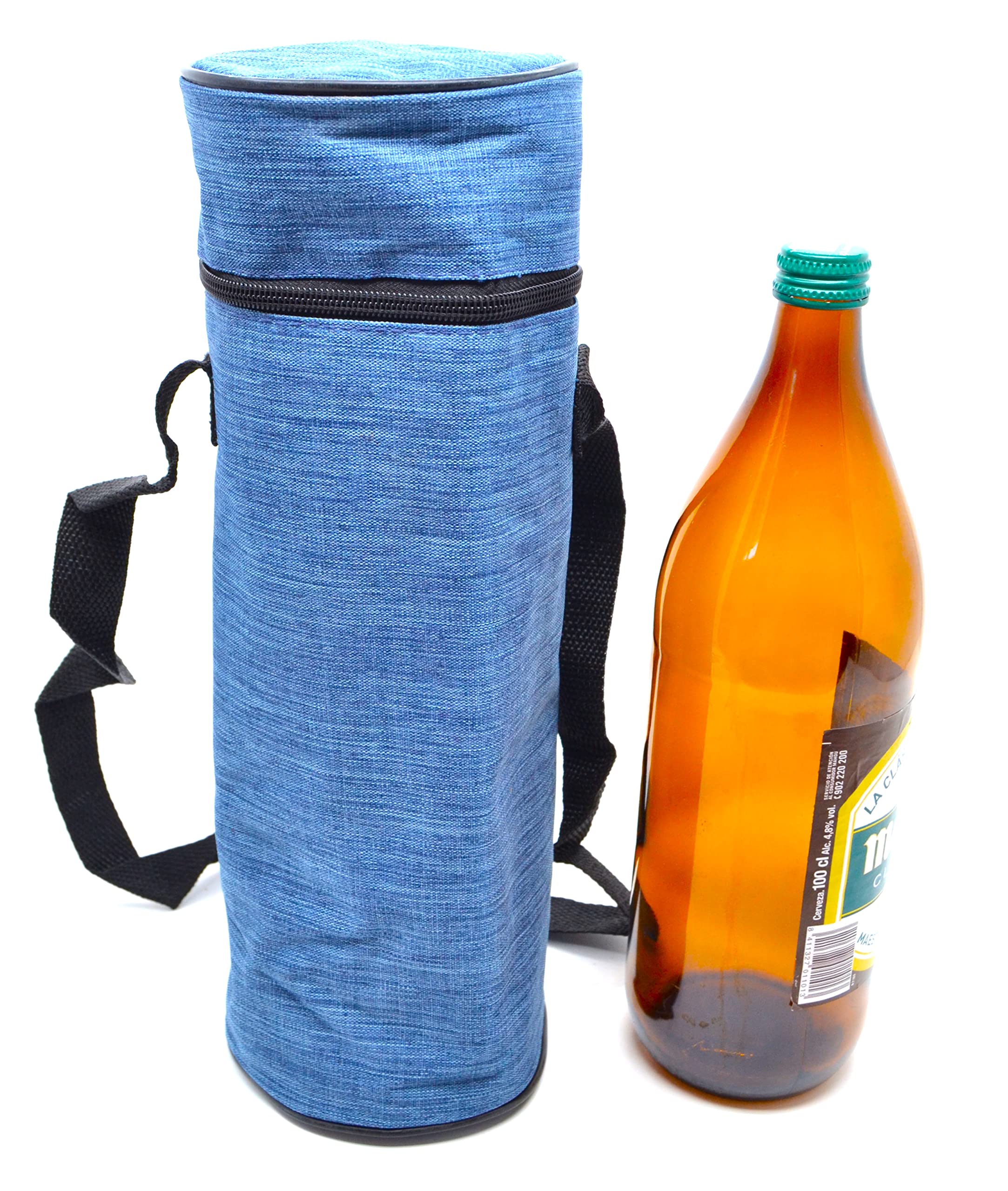 3L Total Hidalgo 1.5 LTR Bottles Cooler, Fabric as denim, Flexible Portable for Beach Camping Thermal Bag Camping Cooler. Pink Camouflage Military Cool Cold Bag