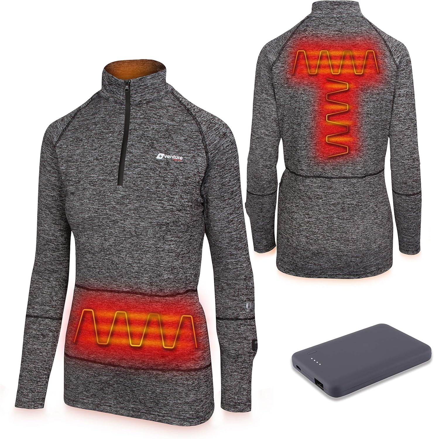 Venture Heat Women's Heated Shirt with Battery Pack 9