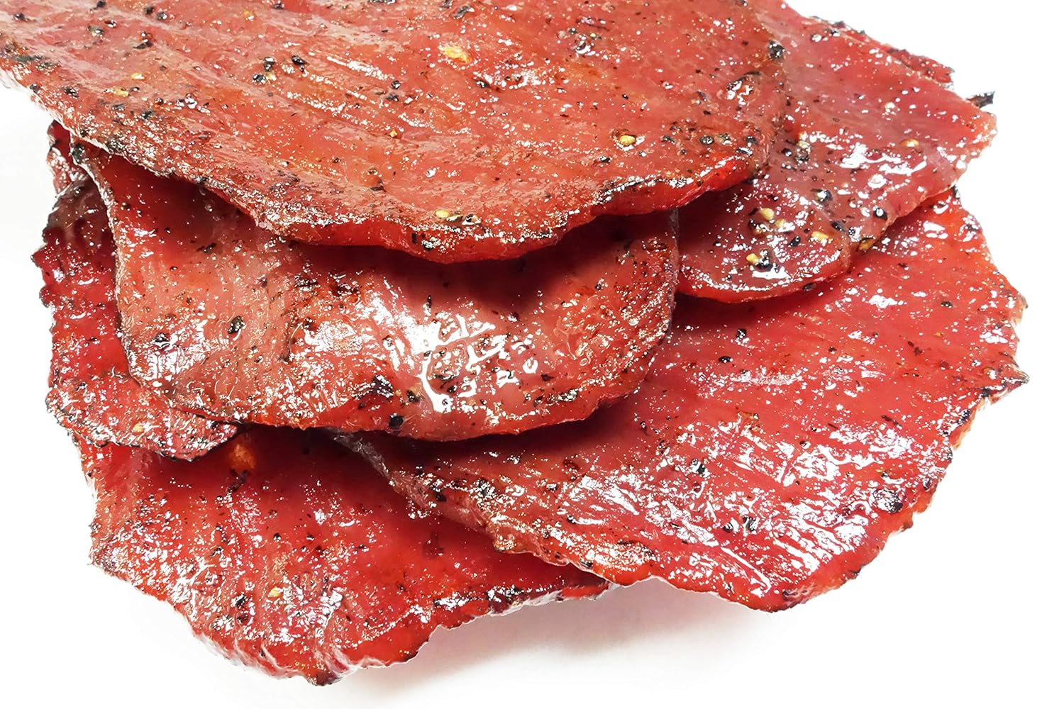 Made to Order Fire-Grilled Asian Beef Jerky (Black Pepper Flavor - 12 Ounce) - Los Angeles Times "Handmade Gift" Winner