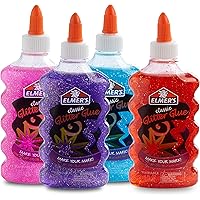 Elmer's 2022912 Liquid Glitter Glue, Washable, Gold, 6 Ounces, 4 Count