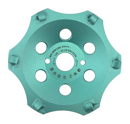 PRODIAMANT Profi PKD Diamant-Schleiftopf 125 mm x 22,2 mm 6 Segmente Diamantschleiftopf PDX829.793 125mm passend Winkelschlei