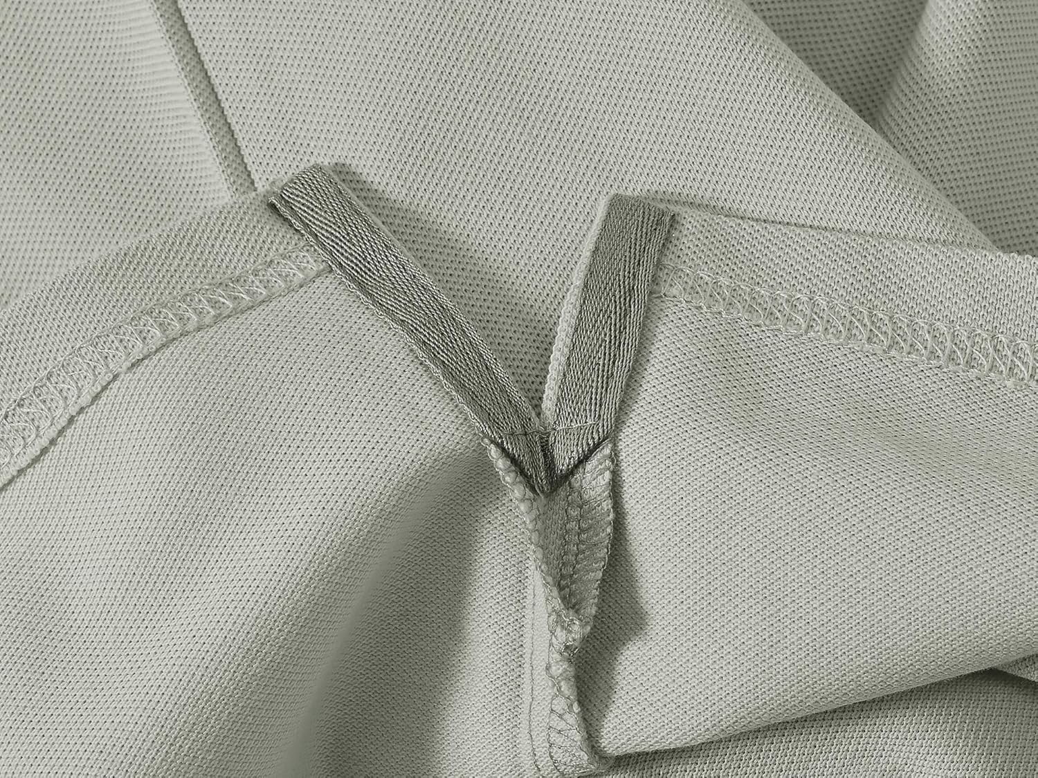 MoFiz Men's Golf Shirts Short Sleeve Shirts 100% Cotton Athletic Shirts Collared T-Shirt Comfortable Polo Shirts: Clothing