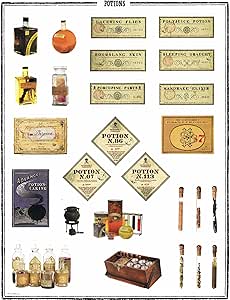 Harry Potter full hojas de pegatinas "pociones": Amazon.es: Juguetes y