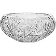 Barski Bowl - Hand Cut Crystal - Glass - 4.6" Diameter - for - Candies - Nuts - Chocolate - Small - Made in Europe
